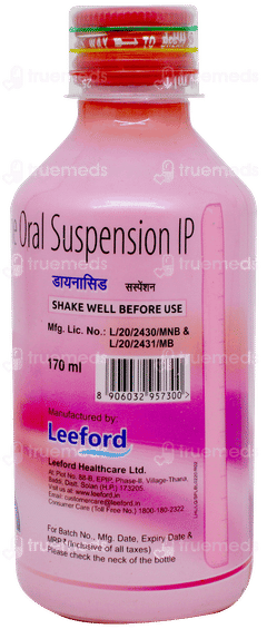 Dynacid American Ice Cream Flavour Sugar Free Suspension 170ml
