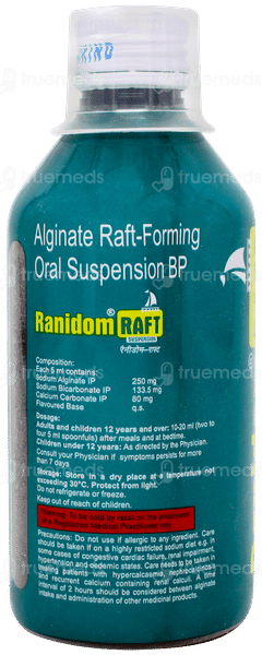 Ranidom Raft Peppermint Flavour Sugar Free Suspension 200ml