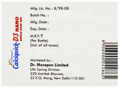 Calciquick D3 Nano Lychee Flavour Sugar Free Solution 5ml