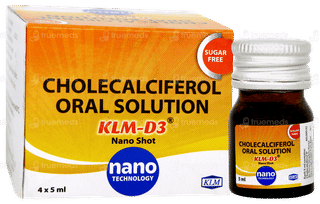 Klm D3 Nano Shot Sugar Free Solution 5ml