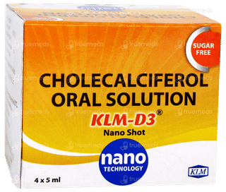 Klm D3 Nano Shot Sugar Free Solution 5ml