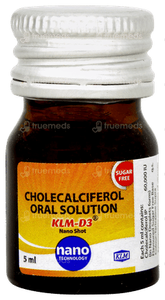 Klm D3 Nano Shot Sugar Free Solution 5ml