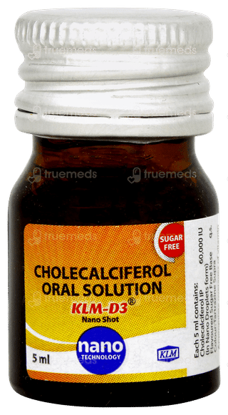 Klm D3 Nano Shot Sugar Free Solution 5ml