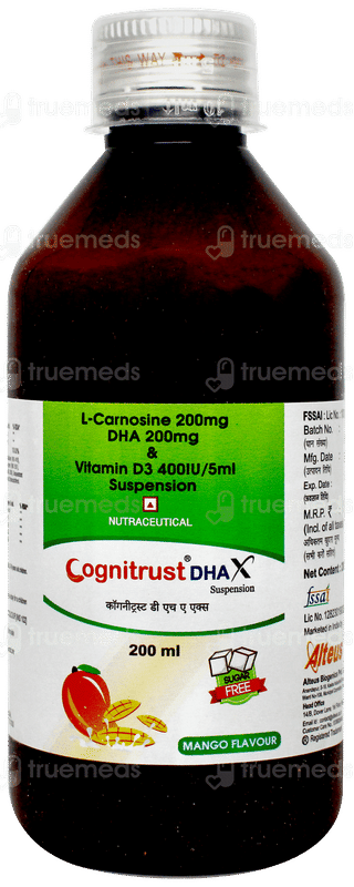 Cognitrust Dha X Mango Flavour Sugar Free Suspension 200ml