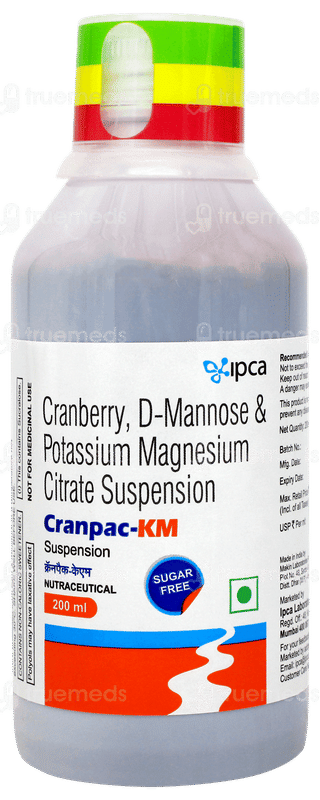 Cranpac Km Sugar Free Suspension 200ml