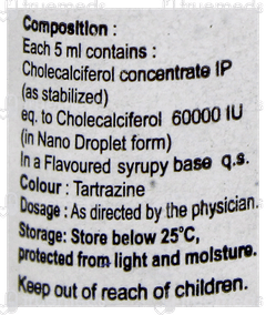 Caldinol D3 Shot Sugar Free Solution 5Ml