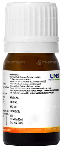 Uns D3 Nano 60k IU Sugar Free Solution 5ml