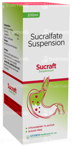Sucraft Strawberry Flavour Sugar Free Suspension 200ml