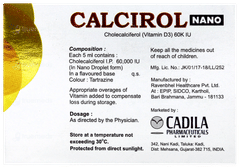 Calcirol Nano Sugar Free Solution 5ml