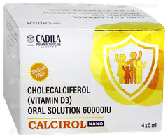 Calcirol Nano Sugar Free Solution 5ml
