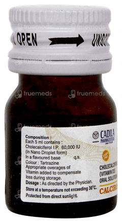 Calcirol Nano Sugar Free Solution 5ml