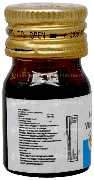 Glutiox Nano Shot Orange Flavour Sugar Free Solution 5Ml