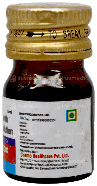 Glutiox Nano Shot Orange Flavour Sugar Free Solution 5Ml