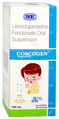 Coscogen Mango Flavour Sugar Free Suspension 100ml Coscogen Mango Flavour Sugar Free Suspension 100ml