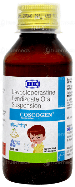 Coscogen Mango Flavour Sugar Free Suspension 100ml Coscogen Mango Flavour Sugar Free Suspension 100ml