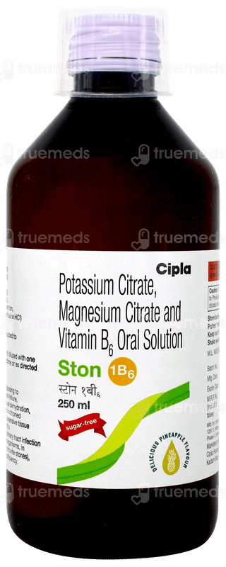 Ston 1b6 Pineapple Flavour Sugar Free Solution 250ml