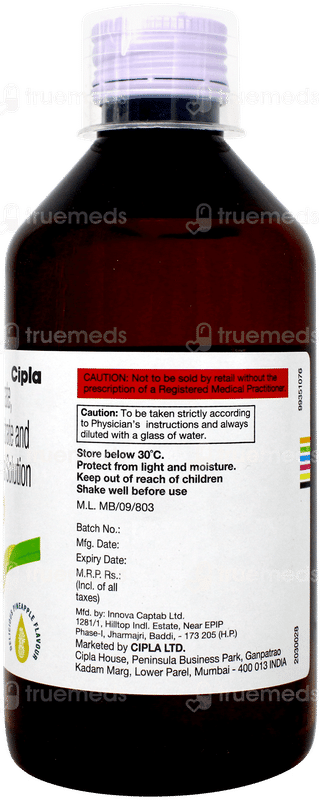 Ston 1b6 Pineapple Flavour Sugar Free Solution 250ml