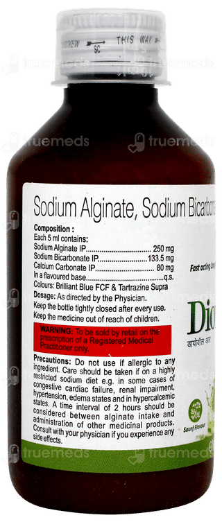 Diovol R Saunf Flavour Sugar Free Suspension 150ml