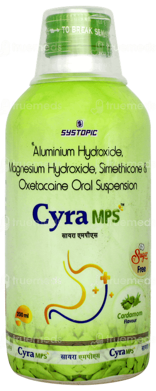 Cyra Mps Cardamom Flavour Sugar Free Suspension 200ml