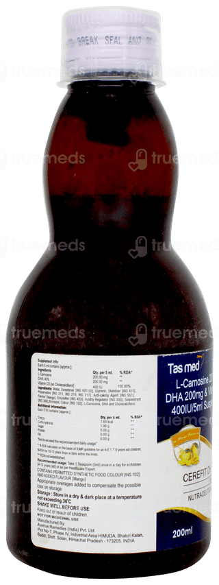 Cerefit Dh X Mango Flavour Sugar Free Suspension 200ml