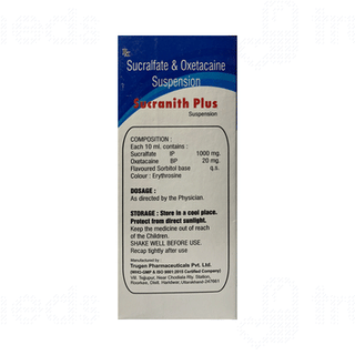 Sucranith Plus Sugar Free Suspension 200Ml
