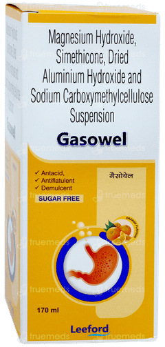 Gasowel Orange Flavour Sugar Free Suspension 170ml
