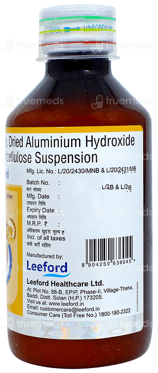 Gasowel Orange Flavour Sugar Free Suspension 170ml