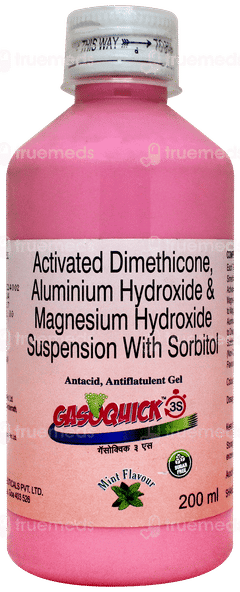 Gasoquick 3s Mint Flavour Sugar Free Suspension 200ml Gasoquick 3s Mint Flavour Sugar Free Suspension 200ml