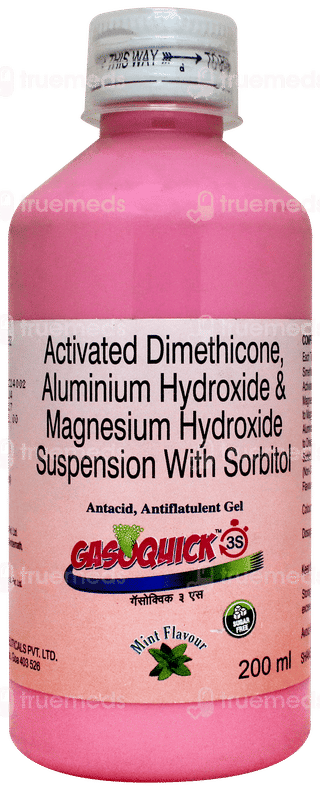 Gasoquick 3s Mint Flavour Sugar Free Suspension 200ml