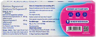 Digene Insta On The Go Mint Flavour Shots 10ml Pack Of 5 Suspension