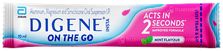 Digene Insta On The Go Mint Flavour Shots 10ml Pack Of 5 Suspension