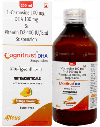 Cognitrust Dha Mango Flavour Sugar Free Suspension 200ml