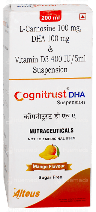 Cognitrust Dha Mango Flavour Sugar Free Suspension 200ml