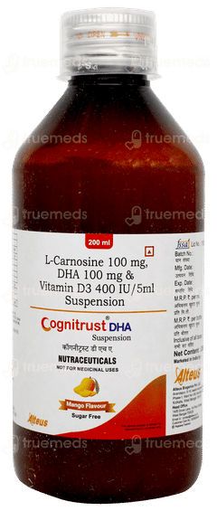 Cognitrust Dha Mango Flavour Sugar Free Suspension 200ml
