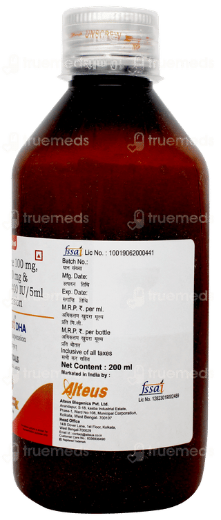 Cognitrust Dha Mango Flavour Sugar Free Suspension 200ml