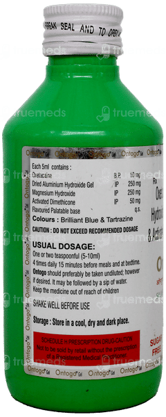 Ontogo Saunf Elaichi Flavour Sugar Free Gel 170ml