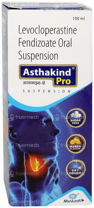 Asthakind Pro Mango Flavour Sugar Free Suspension 100ml
