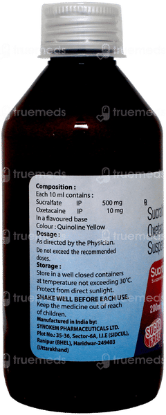 Sucraft O Sugar Free Suspension 200Ml