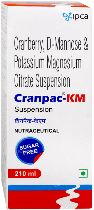 Cranpac Km Sugar Free Suspension 210ml