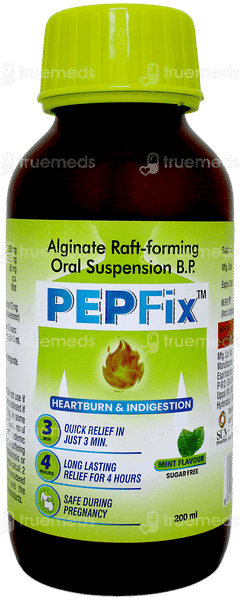 Pepfix Mint Flavour Sugar Free Suspension 200ml