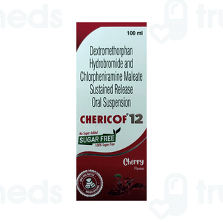 Chericof 12 Cherry Flavour Sugar Free Suspension 100ml