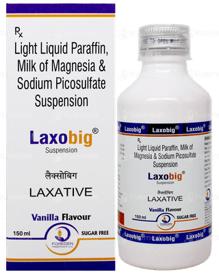 Laxobig Vanilla Flavour Sugar Free Suspension 150Ml
