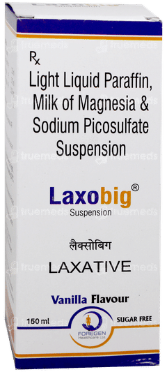 Laxobig Vanilla Flavour Sugar Free Suspension 150Ml Laxobig Vanilla Flavour Sugar Free Suspension 150Ml