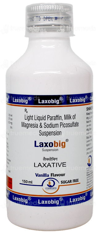 Laxobig Vanilla Flavour Sugar Free Suspension 150Ml