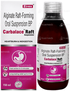 Carbalace Raft Sugar Free Suspension 150ml