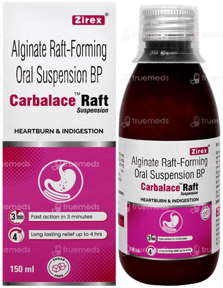Carbalace Raft Sugar Free Suspension 150ml