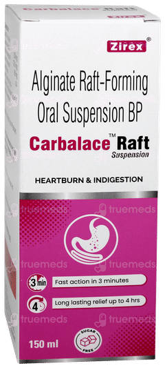 Carbalace Raft Sugar Free Suspension 150ml