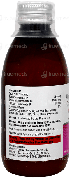 Carbalace Raft Sugar Free Suspension 150ml