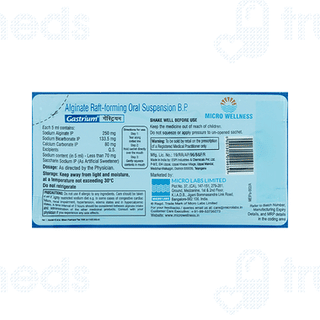 Gastrium Peppermint Flavour Sugar Free Suspension 10Ml