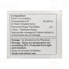 Efocal D3 New Nano Shots Mango & Mint Flavour Sugar Free Solution 5ml